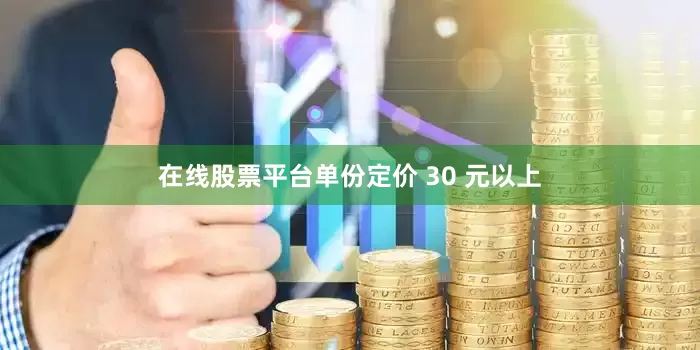 在线股票平台单份定价 30 元以上