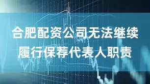 合肥配资公司无法继续履行保荐代表人职责